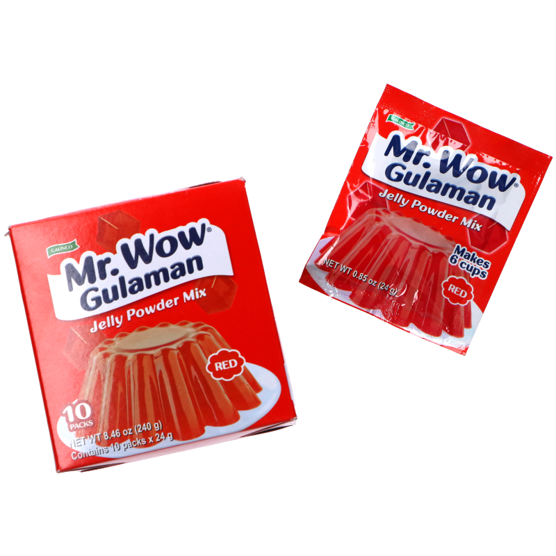 Mr. Wow Gulaman Red 10x/ pr pack 24g