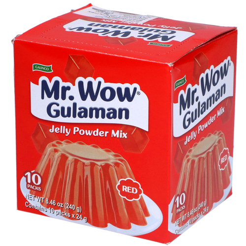 Mr. Wow Gulaman Red 10x/ pr pack 24g