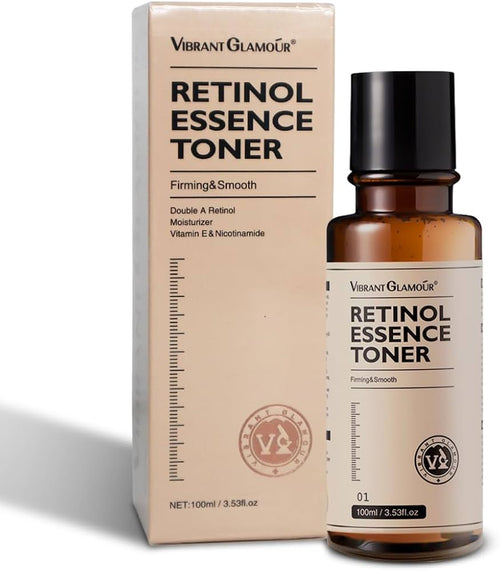 VIBRANT GLAMOÚR Retinol Essence Toner Water Tightening - Revitalize with Natural Ingredients - Cruelty-Free Beauty - 100ML