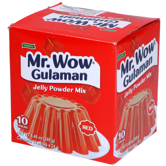 Mr. Wow Gulaman Red  10x/ pr pack  24g