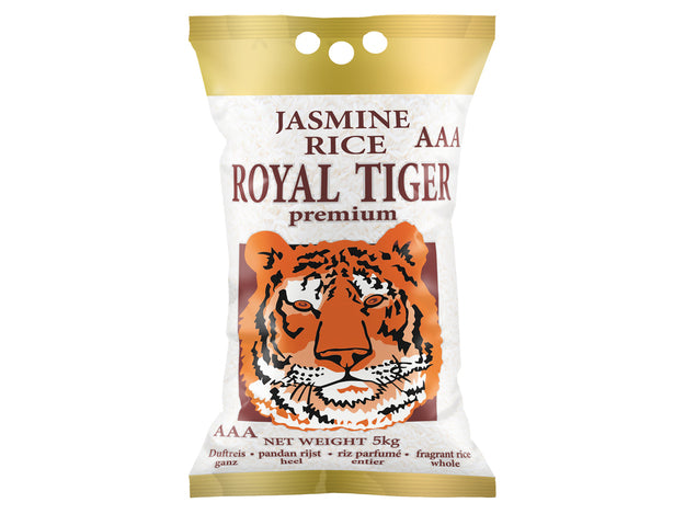 Jasmine Rice (Fragrant Rice) Royal Tiger 5 KG