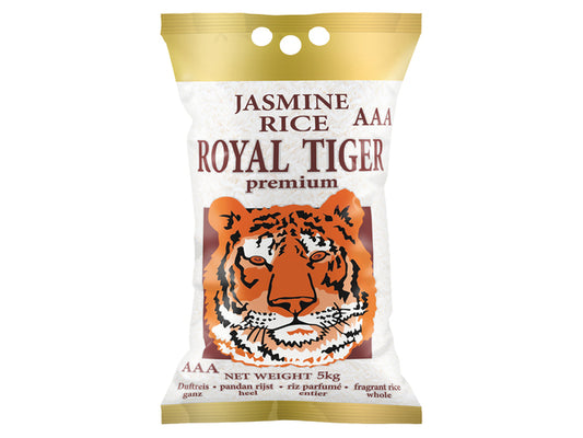 Jasmine Rice (Fragrant Rice) Royal Tiger 5 KG